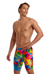 Funky Trunks Mens Falling Colours Training Jammer - Multi