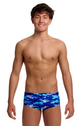 Funky Trunks Boys Clean Marine Sidewinder Trunk - Multi