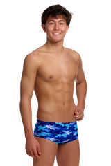Funky Trunks Boys Clean Marine Sidewinder Trunk - Multi