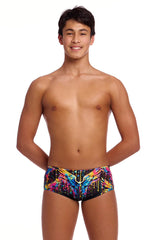 Funky Trunks Boys Killer Cupid Sidewinder Trunks - Multi