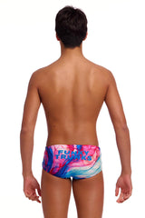 Funky Trunks Boys Muscle Mad Sidewinder Trunks - Multi