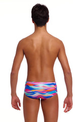 Funky Trunks Boys Royal Wave Sidewinder Trunks - Multi