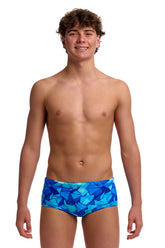 Funky Trunks Boys Try Blue Sidewinder Trunk - Blue