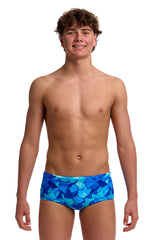 Funky Trunks Boys Try Blue Sidewinder Trunk - Blue