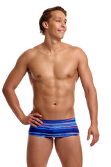 Funky Trunks Mens Lost Lines Sidewinder Trunk - Multi