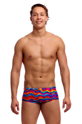 Funky Trunks Mens Plastic Fantastic Sidewinder Trunk - Multi