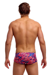 Funky Trunks Mens Ruff Stuff Sidewinder Trunk - Pink/Blue
