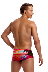Funky Trunks Mens Touch Of Paradise Sidewinder Trunk - Multi