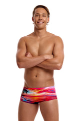 Funky Trunks Mens Touch Of Paradise Sidewinder Trunk - Multi