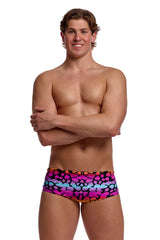 Funky Trunks Mens Wild Animal Sidewinder Trunk - Multi