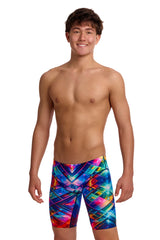 Funky Trunks Boys Firefly Sparkle Fast Training Jammer - Multi