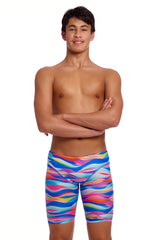 Funky Trunks Boys Royal Wave Fast Training Jammers - Multi