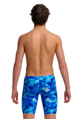 Funky Trunks Boys Try Blue Fast Training Jammer - Blue