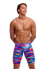 Funky Trunks Mens Royal Wave Fast Training Jammer - Multi