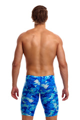 Funky Trunks Mens Try Blue Fast Training Jammer - Blue