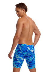 Funky Trunks Mens Try Blue Fast Training Jammer - Blue