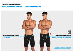 Arena Mens Powerskin Primo High Waist Jammer - Black/Teal