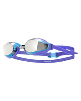 TYR Stealth-X Mirrored Racing Goggle - Silver/Purple