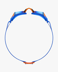 TYR Tracer-X RZR Mirrored Racing Goggle - Blue/Orange