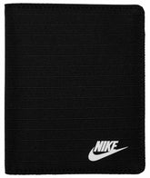 Nike Club Fold Wallet in black and white with multiple card slots and a sleek design, perfect for everyday use.
