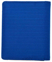 Nike Club Fold Wallet in game royal, black, and white showing folded design with multiple card slots and Nike branding.