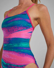 TYR Womens Diffusion Cutoutfit Swimsuit - Plasma | Allens Of Kingsbury