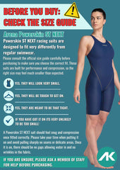 Arena Girls Powerskin ST Next Kneesuit - Aquamarine