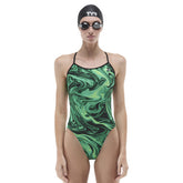 TYR Womens Olea Trinityfit Swimsuit - Green