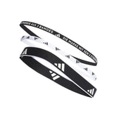 Adidas Multiple Width Training Headbands 3pk - Black/White | Allens Of Kingsbury