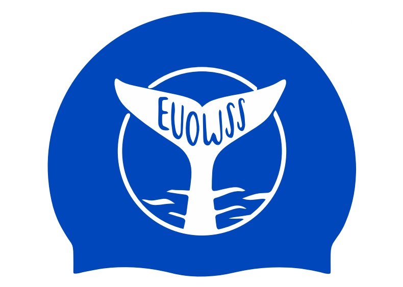 Exeter University Open Water Swimming Club Logo Only Swimming Cap - Blue | Allens Of Kingsbury