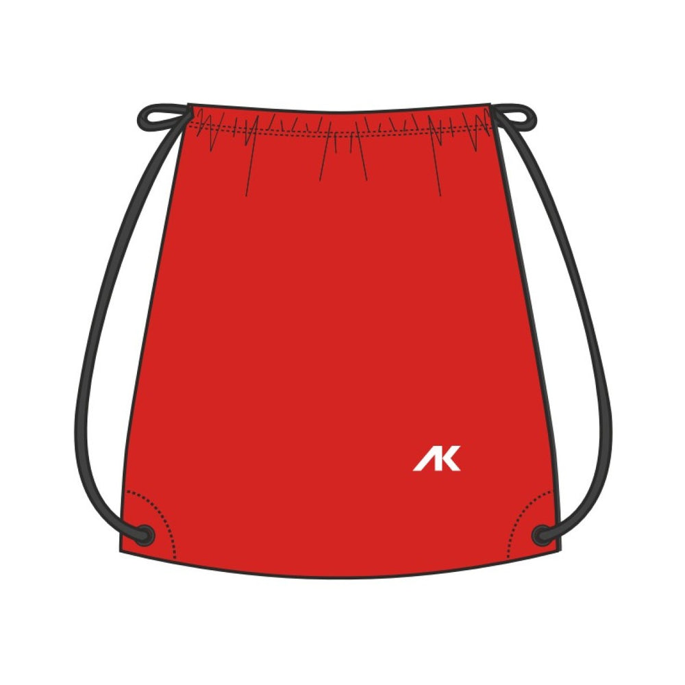 AK Drawcord Backpack - Red | Allens Of Kingsbury