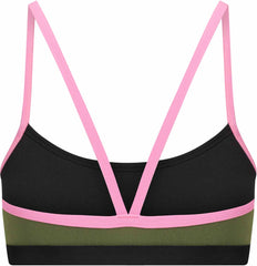 Amanzi Girls Desert Blush Bikini Top - Green/Pink | Allens Of Kingsbury