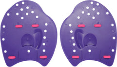 Amani Jewel Hand Paddle Set in purple for swimming and water exercise, featuring ergonomic design and vibrant color.