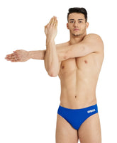 Arena Mens Team Swim Solid Brief - Blue - Allens Swimwear