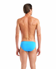Arena Mens Team Swim Solid Brief - Turquoise/Yellow Star | Allens Of Kingsbury