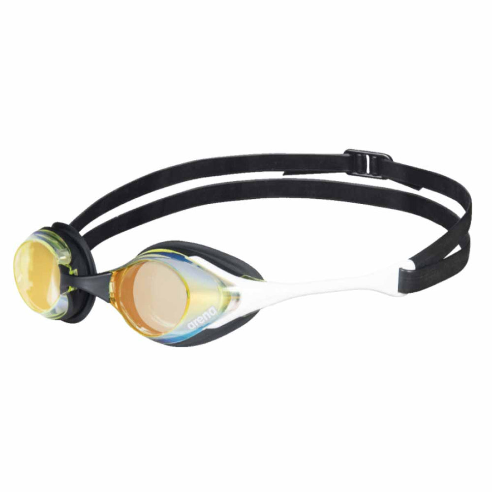 Arena Cobra Swipe Mirror Racing Goggles - Copper/White | Allens Of Kingsbury