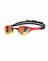 Arena Cobra Ultra Swipe Mirror Racing Goggles - Gold/Red | Allens Of Kingsbury
