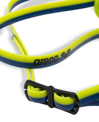 Arena Python Junior Mirror Racing Goggles - Blue/Blue Lime | Allens Of Kingsbury