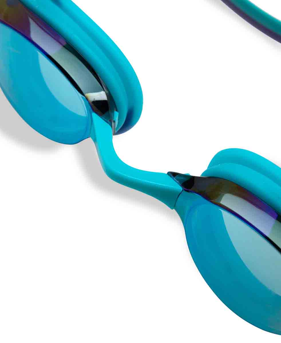 Arena Python Junior Mirror Racing Goggles - Emerald/Peacock | Allens Of Kingsbury