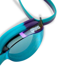 Arena Python Junior Mirror Racing Goggles - Emerald/Peacock | Allens Of Kingsbury