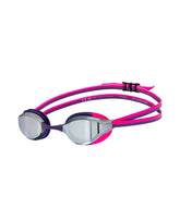 Arena Python Junior Mirror Racing Goggles - Silver/Shocking Pink/Plum | Allens Of Kingsbury