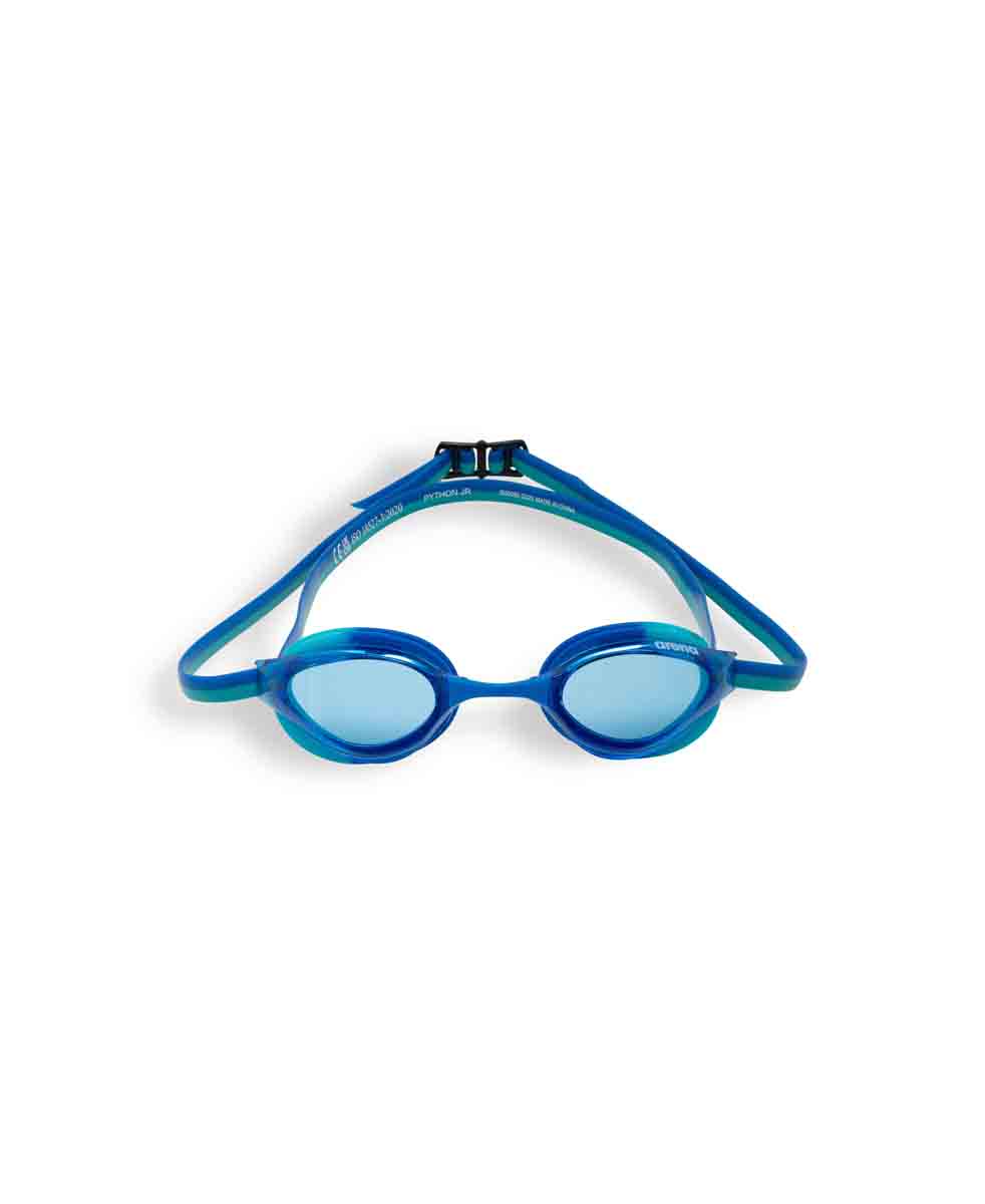 Arena Python Junior Racing Goggles - Blue/Peacock | Allens Of Kingsbury