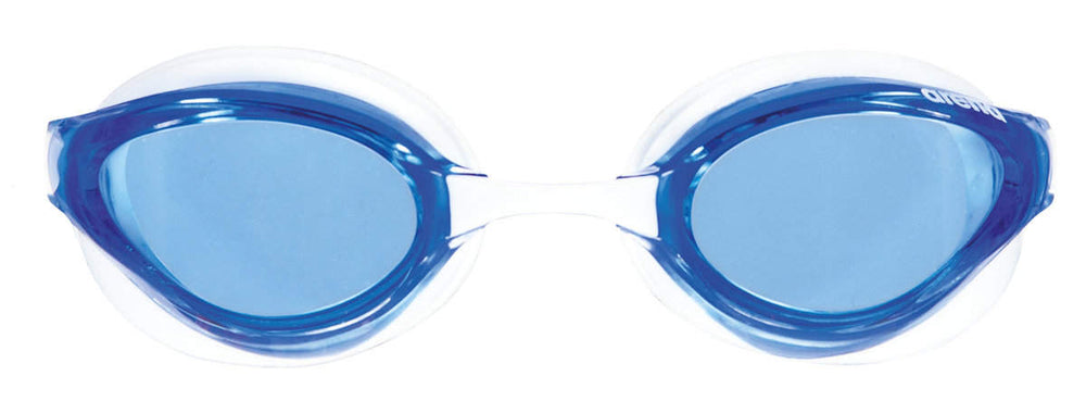 Arena Python Racing Goggles - Clear Blue/White/White | Allens Of Kingsbury