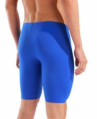 Arena Mens Team Swim Solid Jammer - Neon Blue/Team Orange - Allens Swimwear