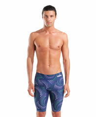 Arena Mens Fireflow Swim Jammer - Navy/Team Blue/Green | Allens Of Kingsbury