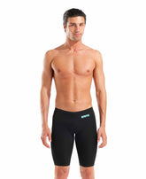 Arena Mens Powerskin Veloce Jammer - Black/Teal | Allens Of Kingsbury