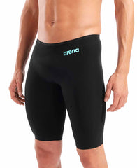 Arena Mens Powerskin Veloce Jammer - Black/Teal | Allens Of Kingsbury