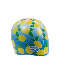 Arena HD Lemons Swim Cap - Turquoise/Multi | Allens Of Kingsbury