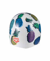 Arena HD Pineapples Swim Cap - White/Multi | Allens Of Kingsbury