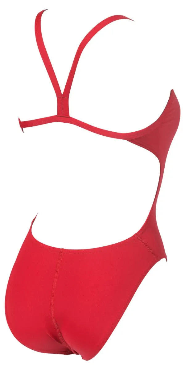 Arena women's Team Challenge Solid Swimsuit, a sleek one-piece swimwear with a streamlined design, perfect for competitive swimming.